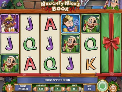 Naughty Nicks Book: полка автоматов клуба
