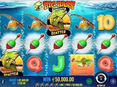 Big Bass Bonanza — снимок из игрового зала